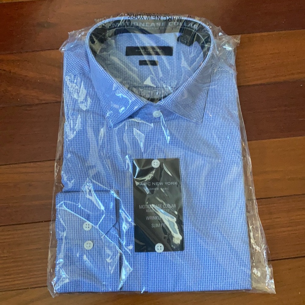 NWT Marc New York Men Dress Shirt Button Down